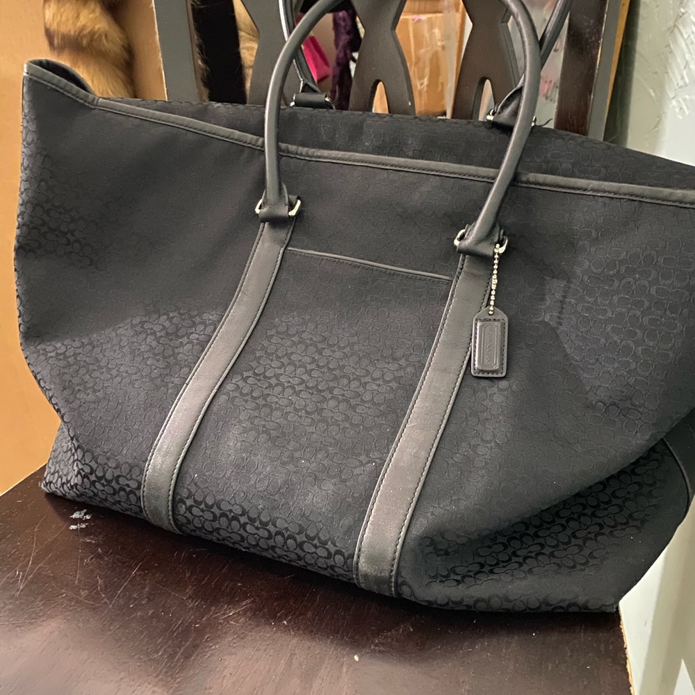 Black coach bag